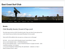 Tablet Screenshot of eastcoastsurfclub.com